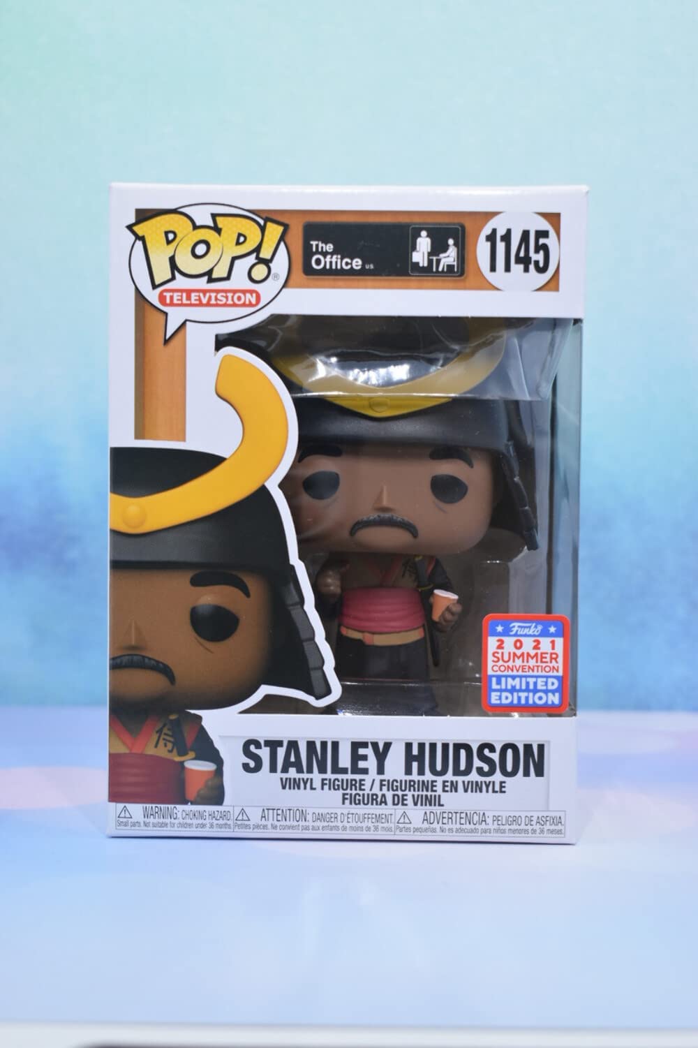 Funko Pop! The Office Stanley Hudson As Samurai Warrior Funkon Summer Convention 2021 Shared 1145