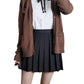 Beautifulfashionlife Women`S Japan School Kilt Scottish Tartan Pleated Summer Skirt (2Xl,Black)