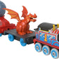 Thomas & Friends Diecast Toy Train Medieval Thomas Push-Along Engine with Boulder Launcher for Preschool Kids Ages 3+ Years