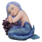 Ebros Under The Sea Blue Child Mermaid Sleeping On Coral Statue Enchansia Mergirl Decorative Figurine