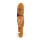 Jellycat Jolly Gingerbread Fred Stuffed Toy - Large 13" Christmas Plush Décor, Polyester