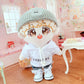 Niannyyhouse Sweater Suit 4-Piece Set Dress Up Hat Jeans Hoodie 7.8In(20Cm) Plush Doll Clothes Accessories