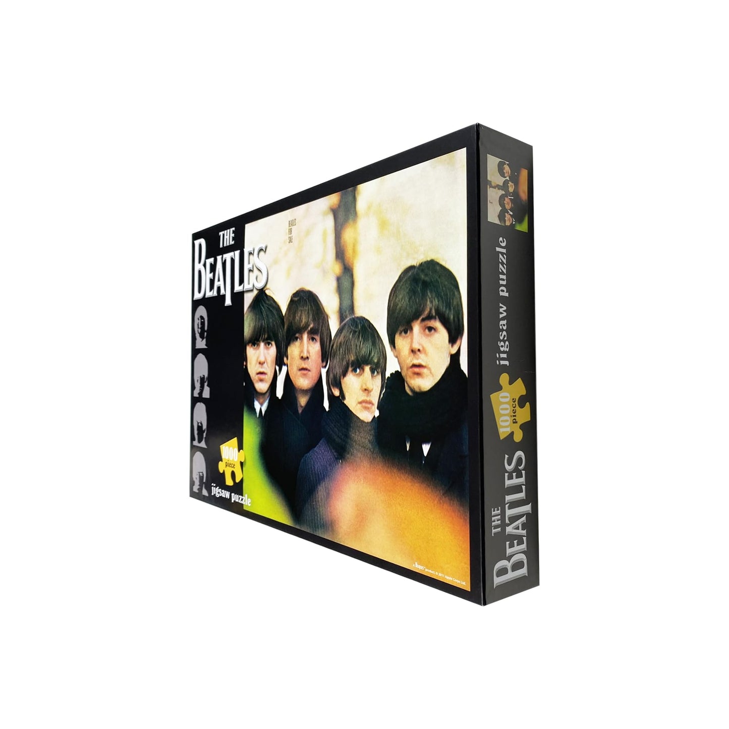 University Games The Beatles Jigsaw Puzzle 1000 Pieces Cardboard Grayscale Model 8330