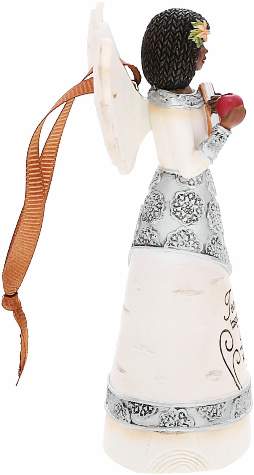 Pavilion Gift Company - Teachers Inspire Dreams Of Tomorrow - 4.5' Ebony Angel Figurine Ornament Religious Elementary Middle High School Gift Present