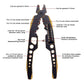 Aluminum Alloy RC Shock Absorber Pliers RC Crawler Shocks Multifunction Pliers RC Rod Ends Disassemble Tools for Traxxas Arrma A