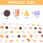 WOZADU 300 PCS Mini Resin Cookie Series Figurines for Crafts Luminous Tiny Resin Dessert Baking Food Miniature Things for Dollhouse Fairy Garden Micro Landscaping Decoration Cake Toppers Decor