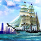 Trefl 500 Piece Jigsaw Puzzles  Sailing Towards Chicago  Multicolor