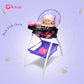 Anivia Baby Doll High Chair, Toy High Chair For Baby Doll (Dh010A Purple)