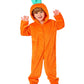 shyhand Easter Bunny Carrot Hooded Onesie Pajamas Unisex Animal Costume One Piece Jumpsuit for Kids Boys Girls 4-10 Years