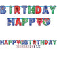 PJ Masks Jumbo Add-An-Age Paper Letter Banner - 10'' x 10.2' (Pack Of 1) - Multicolor & Customizable Birthday Sign For Kids