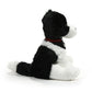 Plushland Plush Stuffed Dog Toy - Realistic Border Collie with Collar, 8 Inches, Multi-Color, Soft Polyester for Kids