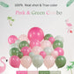 Pink and Green Balloon Arch Garland Kit 154pcs Sage Green and Pastel Pink Balloons for Girls baby in bloom Baby Shower Woodland