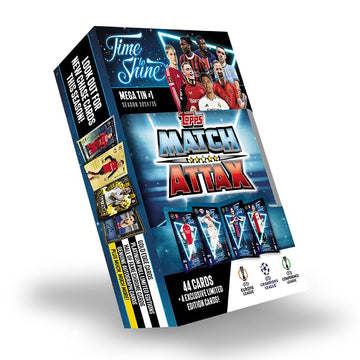 Topps Match Attax 24/25 - Random Mega Tin - Contains 44 Match Attax Cards Plus 4 Exclusive Les