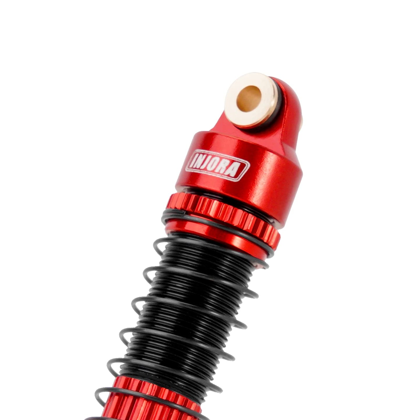 INJORA Threaded Shock Absorber Oil Damper 53MM for Redcat Ascent18 1/18 RC Crawler Upgrade(Red)