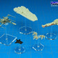 Litko Acrylic Flight Stands | Round | 3Mm Clear Circular Flight Base With Peg (25Mm)
