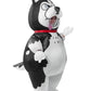 Spooktacular Creations Kids Husky Inflatable Costume, Medium Gray Polyester Full Body Dog Suit for Halloween Cosplay Parties