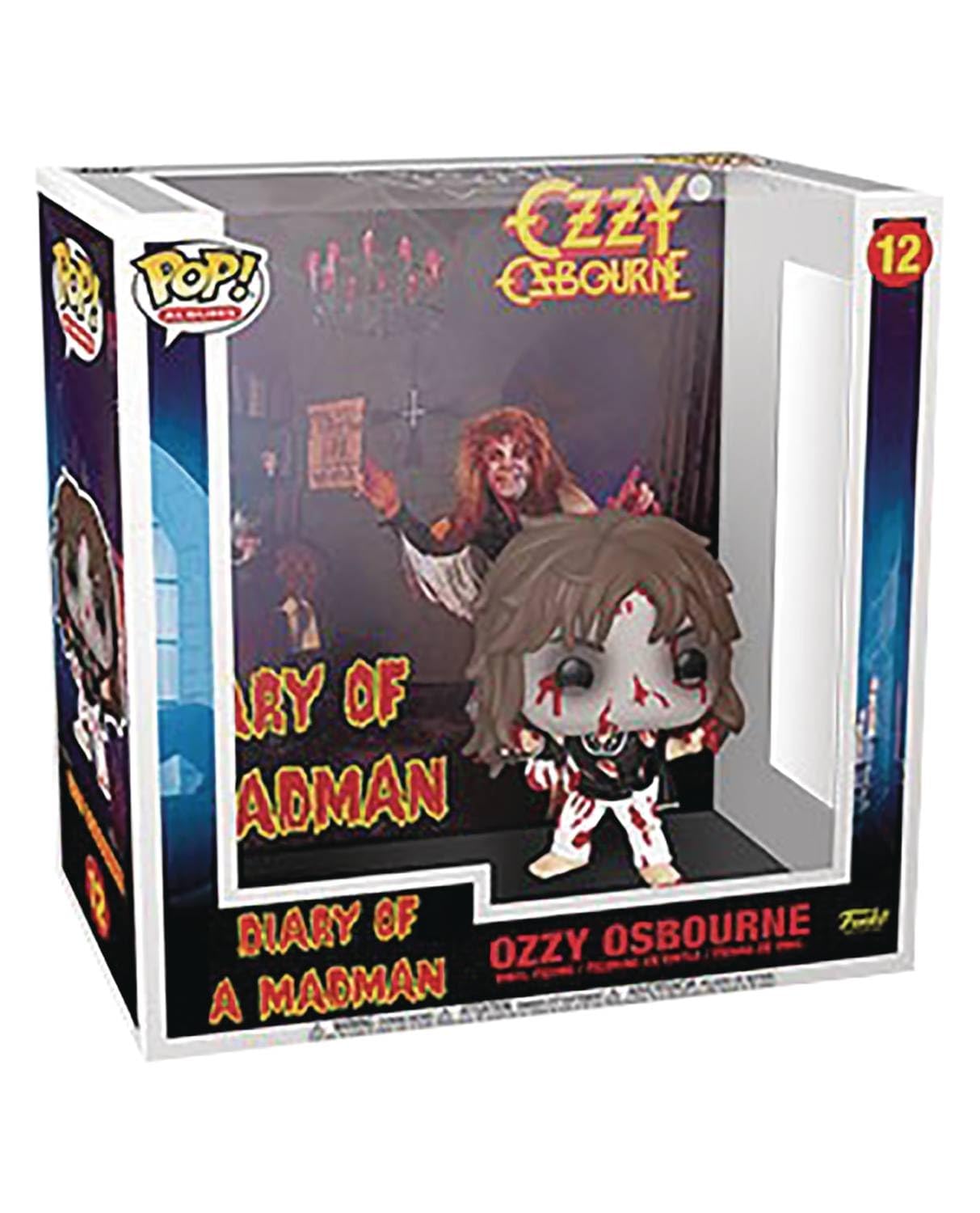 Funko Pop! Albums Ozzy Osbourne Diary of a Madman Vinyl Figure Multicolor Model 56723