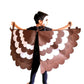 Salu & Mayu Kids Bird Wings And Mask Costume, Eagle, Owl, Rooster, Robin,Flamingo, Non-Woven Fabric (Eagle), Multicolor