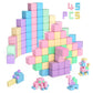 45Pcs Magnetic Blocks, Building Blocks For Toddlers Age 3-5 Magnet Cubes Toys Stem Preschool Education Montessori Autism Toys 4-
