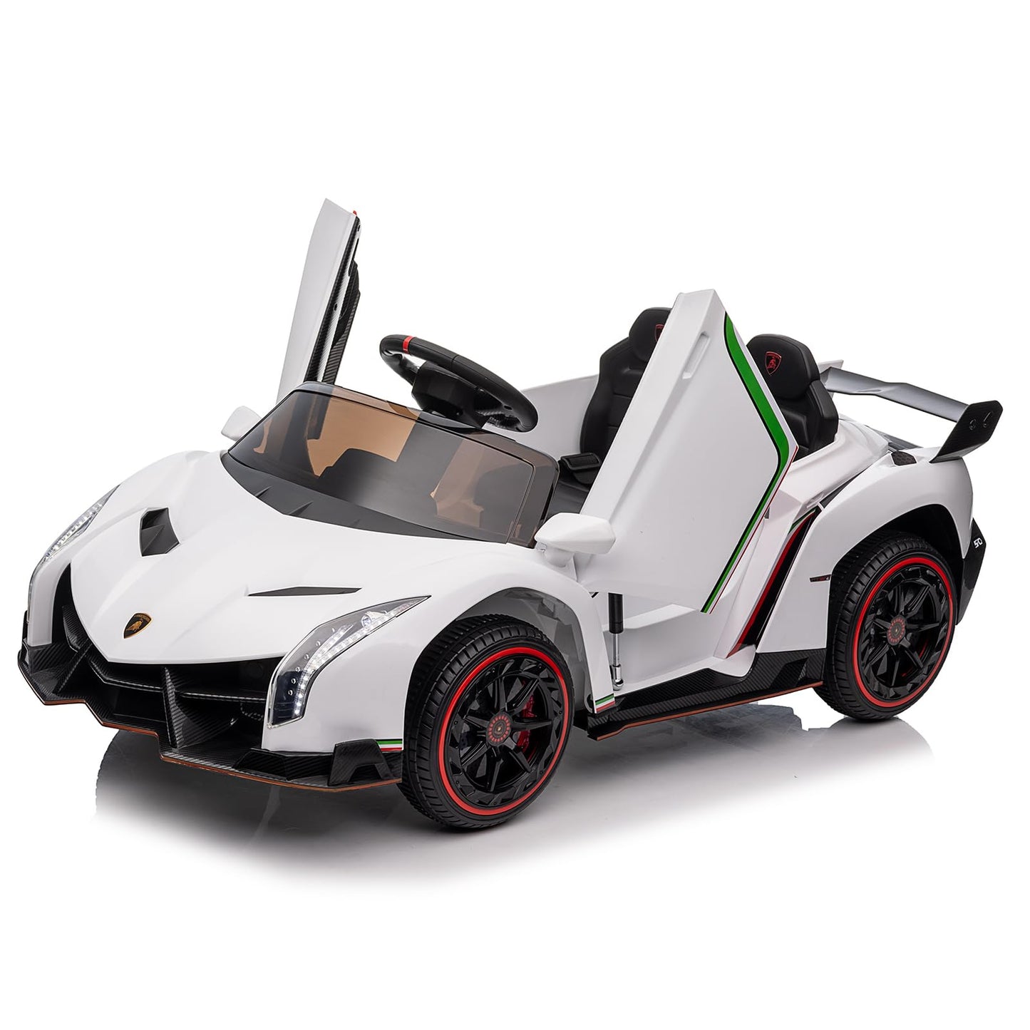 Winado 12V Ride On Car, Electric Vehicle Licensed Lamborghini Veneno For Kids, Electric Cars For Kids W/Parent Control, Hydrauli