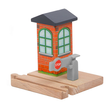 Orbrium Engine Stop/Go Checkpoint Compatible With Thomas & Friends Wooden Railway, Brio, Chuggington, Melissa & Doug Imaginarium