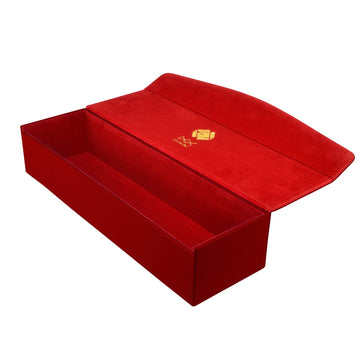 Dex Protection Supreme One Row Deck Box | 1,000 Card Capacity | Suede Lined Interior | Wood Exterior