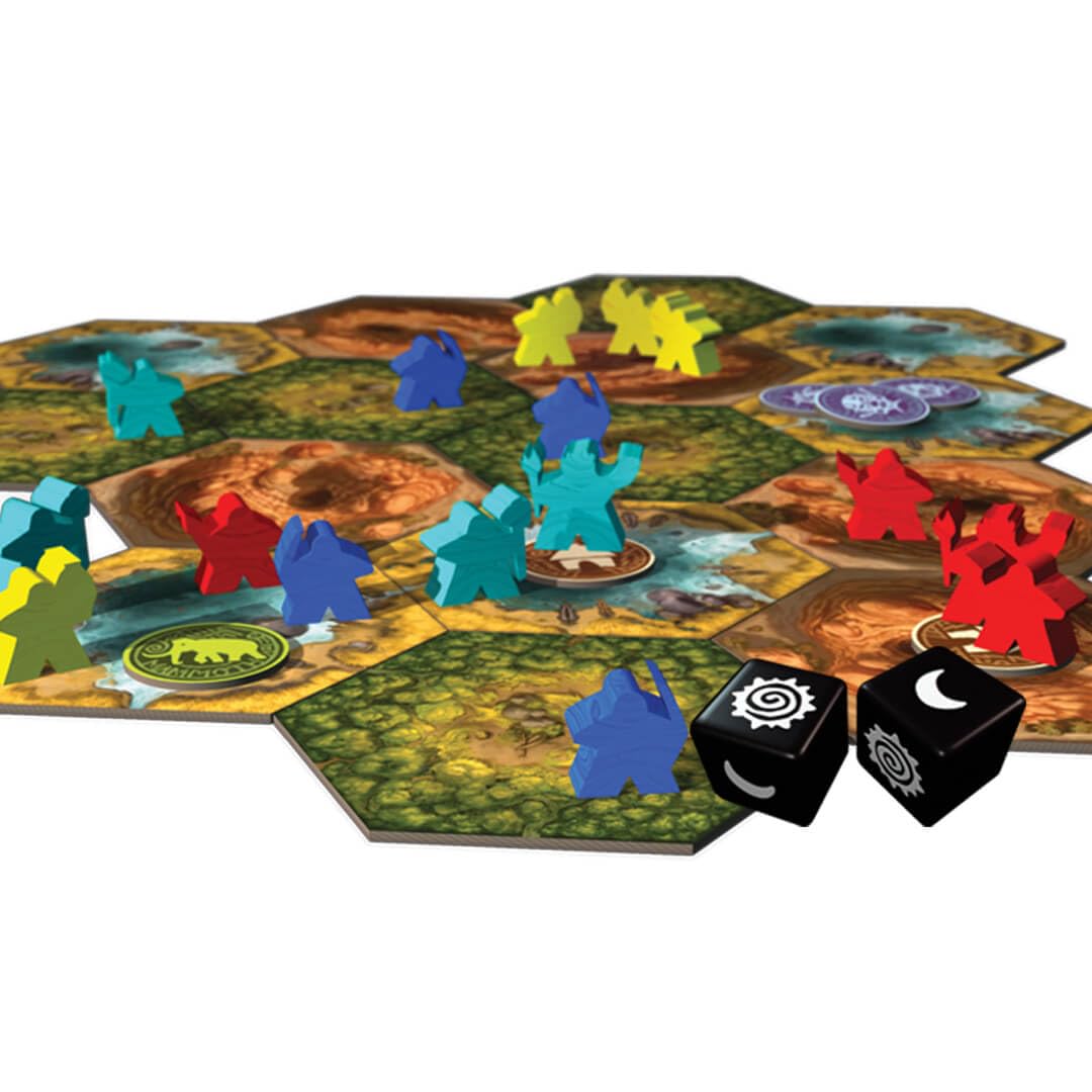 Rise Of Tribes Strategy Board Game - Build, Explore, Dominate - Perfect For Family Game Nights And Board Game Enthusiasts