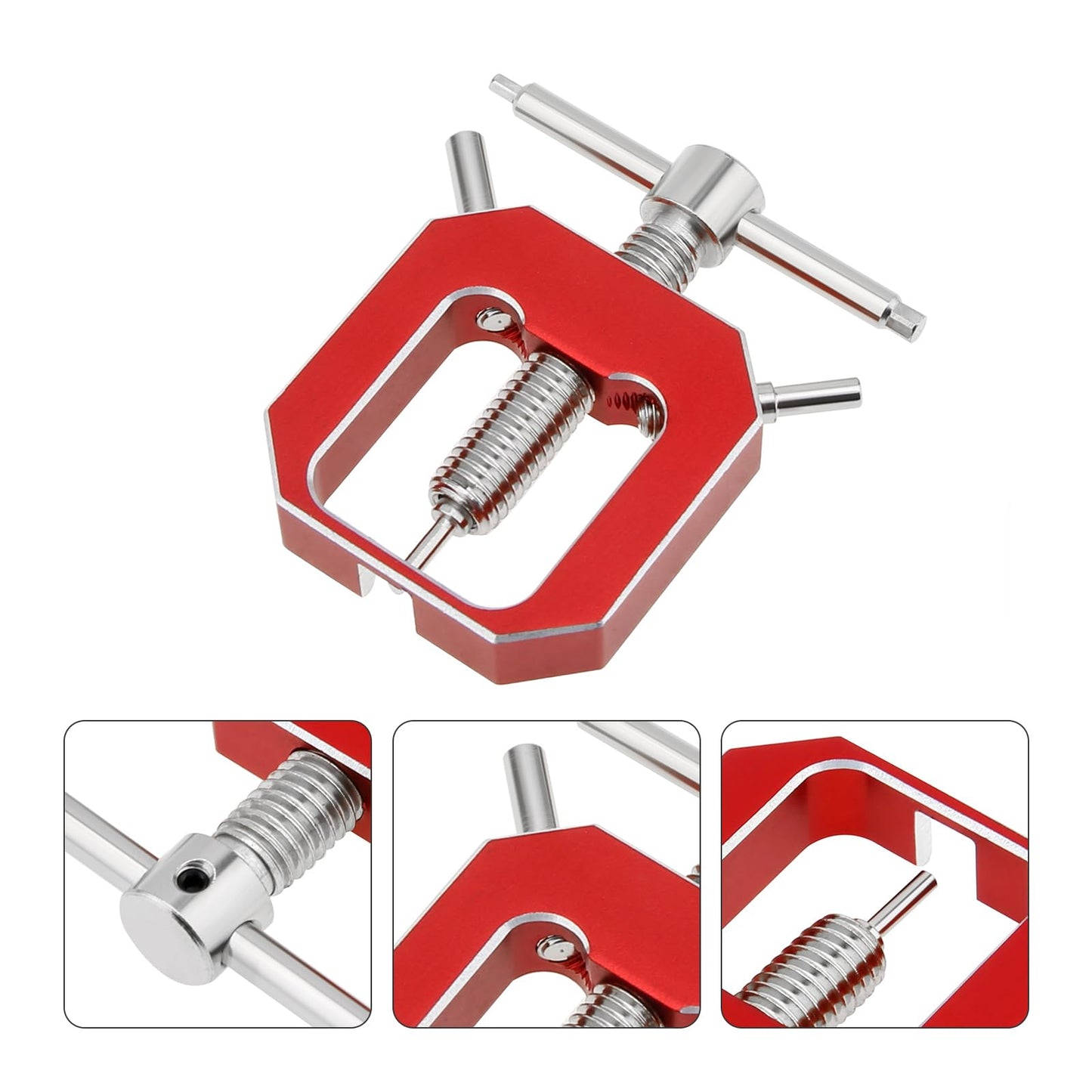 Omninmo Motor Gear Puller, Universal Motor Pinion Gear Puller Remover Mini Gear Puller for RC Vehicle Models Rc Car Fan (Color-r