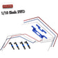 Rcarmumb Front and Rear Sway Bar Kit Upgrades Part for 1/10 Slash 2WD,Aluminum Front Rear Wide Sway Bar Kit RC Upgrades.