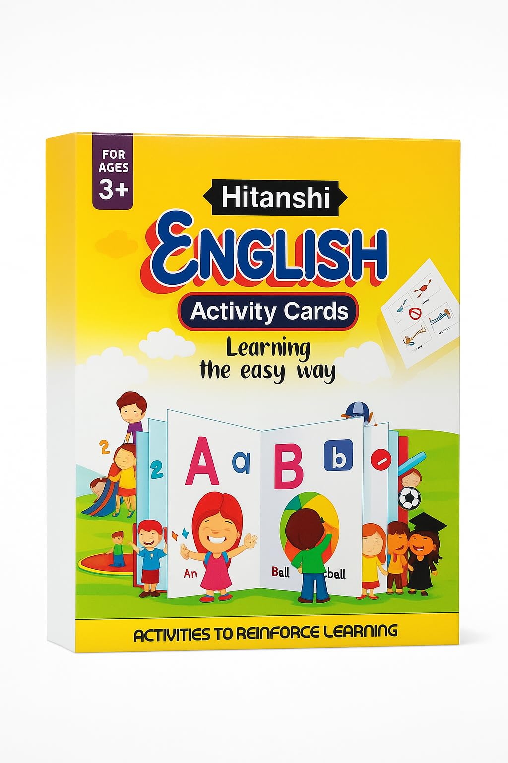 English Activity Flash Cards  Learning The Easy Wasy Cards For Kids  Pack Of 1