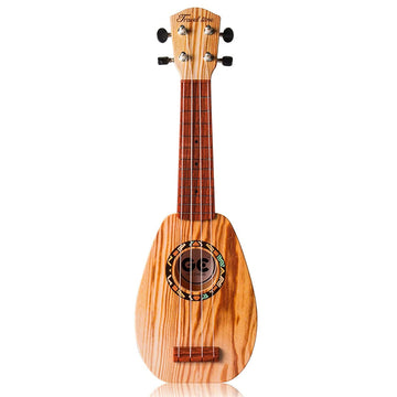 Yolopark 17' Kids Toy Guitar For Girls Boys, Mini Toddler Ukulele Guitar With 4 Strings Keep Tones Can Play For 3, 4, 5, 6 7 Year Old Kids Musical Instruments Educational Toys For Beginner (Wood)