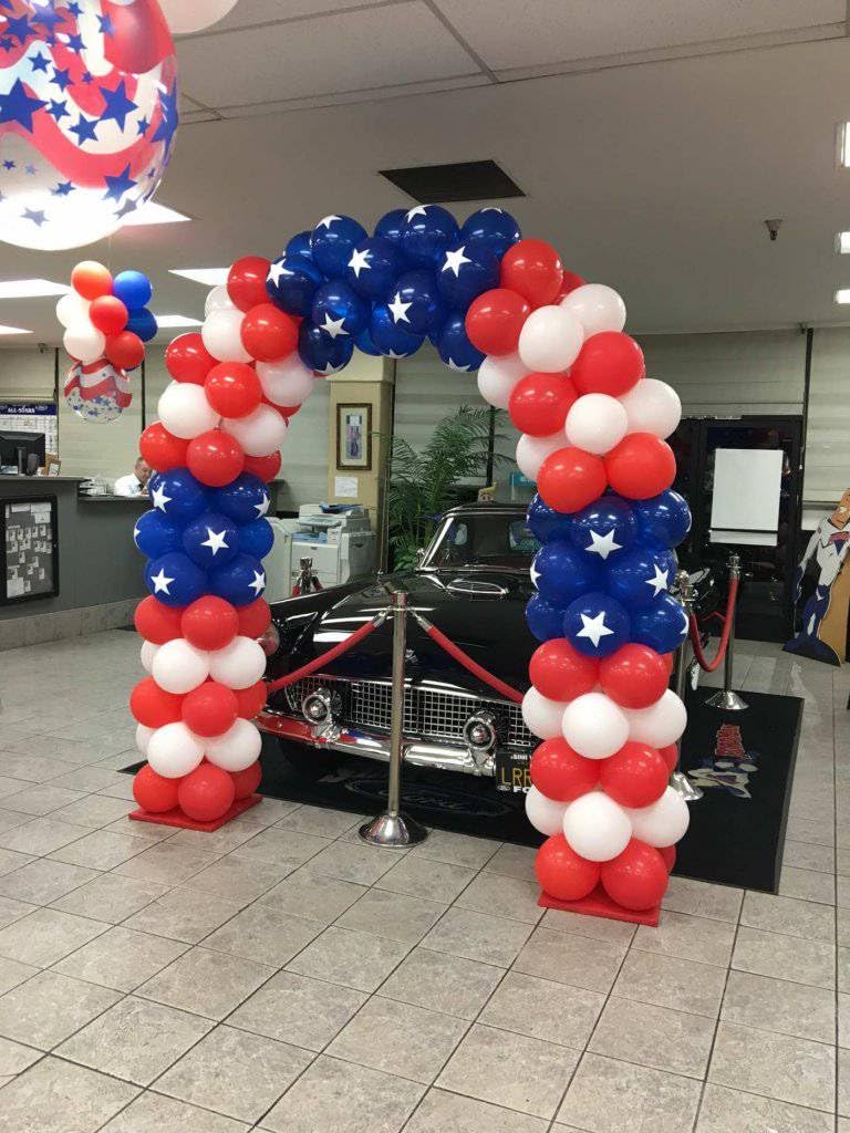 Voircoloria 105Pcs Red White Blue Balloons 12Inch Party Latex Balloons For 4Th Of July Independence Day Graduation Anniversary P