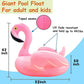 TURNMEON Giant Flamingo Pool Float, Inflatable Summer Beach Swimming Raft Lounge Ride-on Water Pool Floatie for Adults Kids Lake