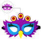 Jtnohx Felt Animal Masks, 10 Pcs Halloween Mask, Animal Costume For Birthday Party Supplies (Peacock Mask)