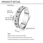 Mhwtty Anxiety Ring For Women Fidget Ring Spinner Rings For Anxiety Fidget Rings For Anxiety For Women Anxiety Toys Anxiety Relief Toys Gift For Women Men (Silver_A, 10)