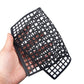 RCLions Rubber RC Car Window Net, Luggage Net Vehicle Scale Accessories for 1/10,1/8 RC Crawler Car (Black)