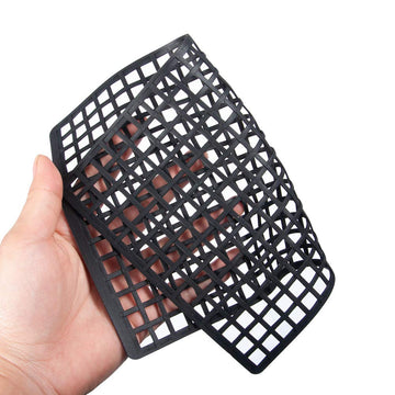 RCLions Rubber RC Car Window Net, Luggage Net Vehicle Scale Accessories for 1/10,1/8 RC Crawler Car (Black)