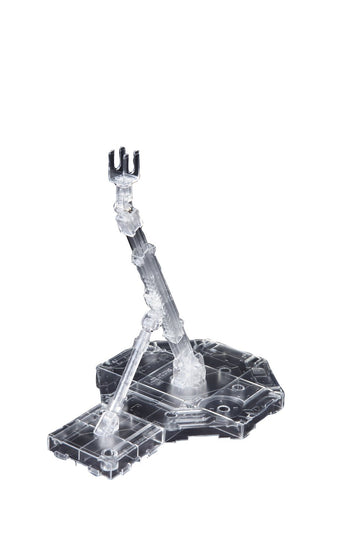 Bandai Hobby Action Base 1 Display Stand (1/100 Scale), Clear (Ban152159)