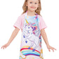 Wernnsai Unicorn Aprons For Girls - Rainbow Apron For Kids Paint Art Smock Waterproof Cooking Baking Painting Gardening Artist Chef Apron For Kids