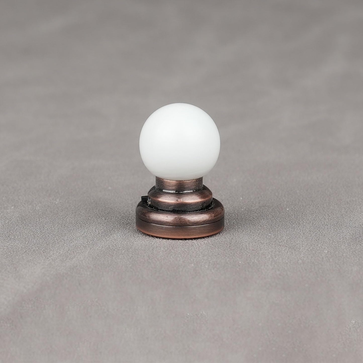 1:12 Scale Dollhouse Battery Powered Led Ceiling Light For Doll, Roombox And Diorama (Copper)