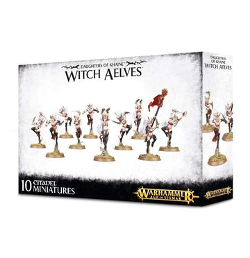 Games Workshop Warhammer AoS Daughters of Khaine Witch Aelves Unpainted Plastic Model GW-85-10