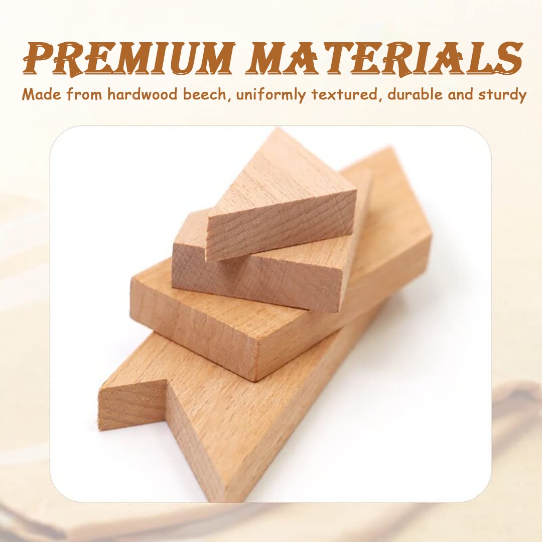 KINGOU Wood T Shape Puzzle - 4 Pieces Brain Teaser Toy for Kids & Adults, Advanced Level, Model KPuzzle-125