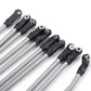 RCLions Stainless Steel Link Rod Linkage 313mm Wheelbase for Axial SCX10 II 90046 1/10 Crawler Car Upgrade Parts