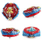 Bey Battling Launcher Set  B-200 Xiphoid Xcalibur Xanthus Burst Bey  Left and Right Spin decorative replica blade Ripcord Launcher Compatible with All Bey Burst Series - Red