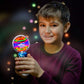 ArtCreativity Spinning Light Up Toy Wand - LED Magic Ball, Small, Multicolor, Plastic, Model AC-579, Sensory Spinner for Kids