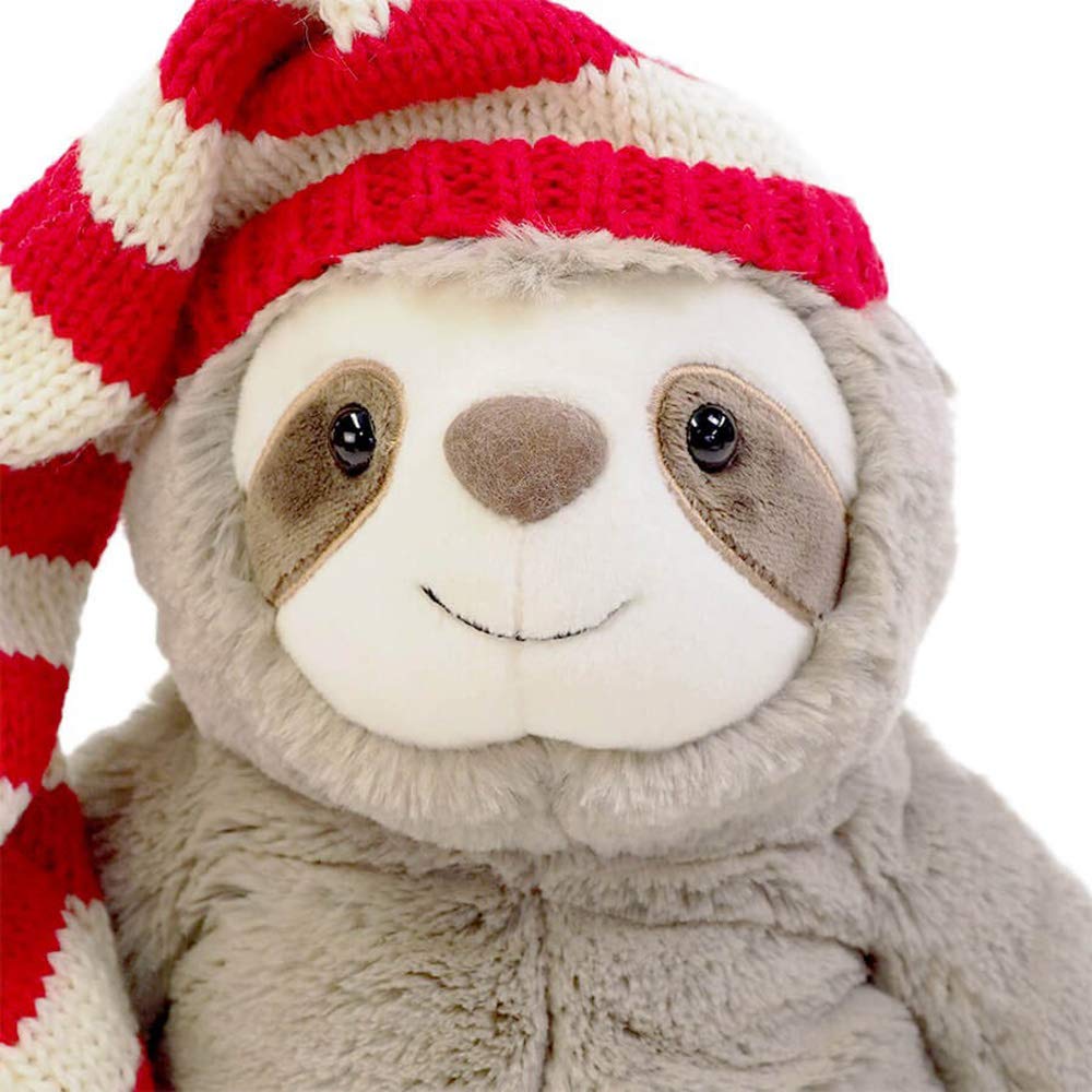 GUND Sammy The Sloth Plush Toy - 15 Inch, Red, Polyester, Model 6052114