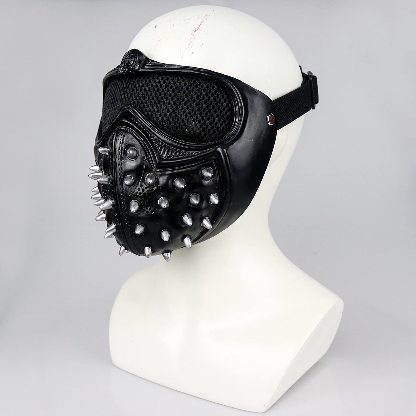 Watch Dogs Mask Wrench Marcus Legion Led 25 Expression Change Cosplay Halloween Prop Resin (Expression Change)