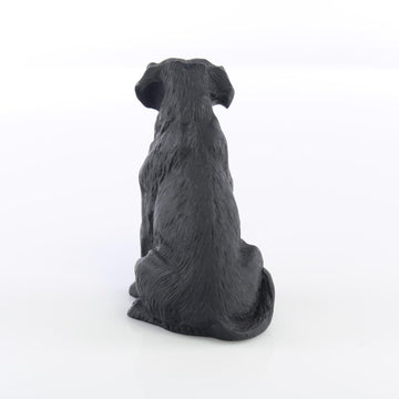 Labrador Retriever Miniature Dog Figurine - Black