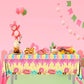 Grehumor 3Pcs Donut Party Tablecloth Fonut Grow Up Party Supplies Donut Theme Birthday Party Decorations Disposable Plastic Tabl