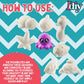 Diy Party Craft Kit Jumbo Ocean Pals Squishies (8 Unique Sea Animals)-White Kawaii Scented Slow Rising Squishy Toys, Paint, Scen